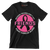 Because friends don_t let friends fight cancer alone - Breast Cancer Awareness T-Shirt-Black-S-Custom One Express