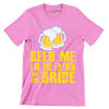 Beer me I_m the father of the bride - Father’s Day T-Shirt-Pink-S-Custom One Express