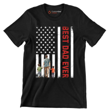 Best Dad Ever - Father’s Day T-Shirt-Black-S-Custom One Express
