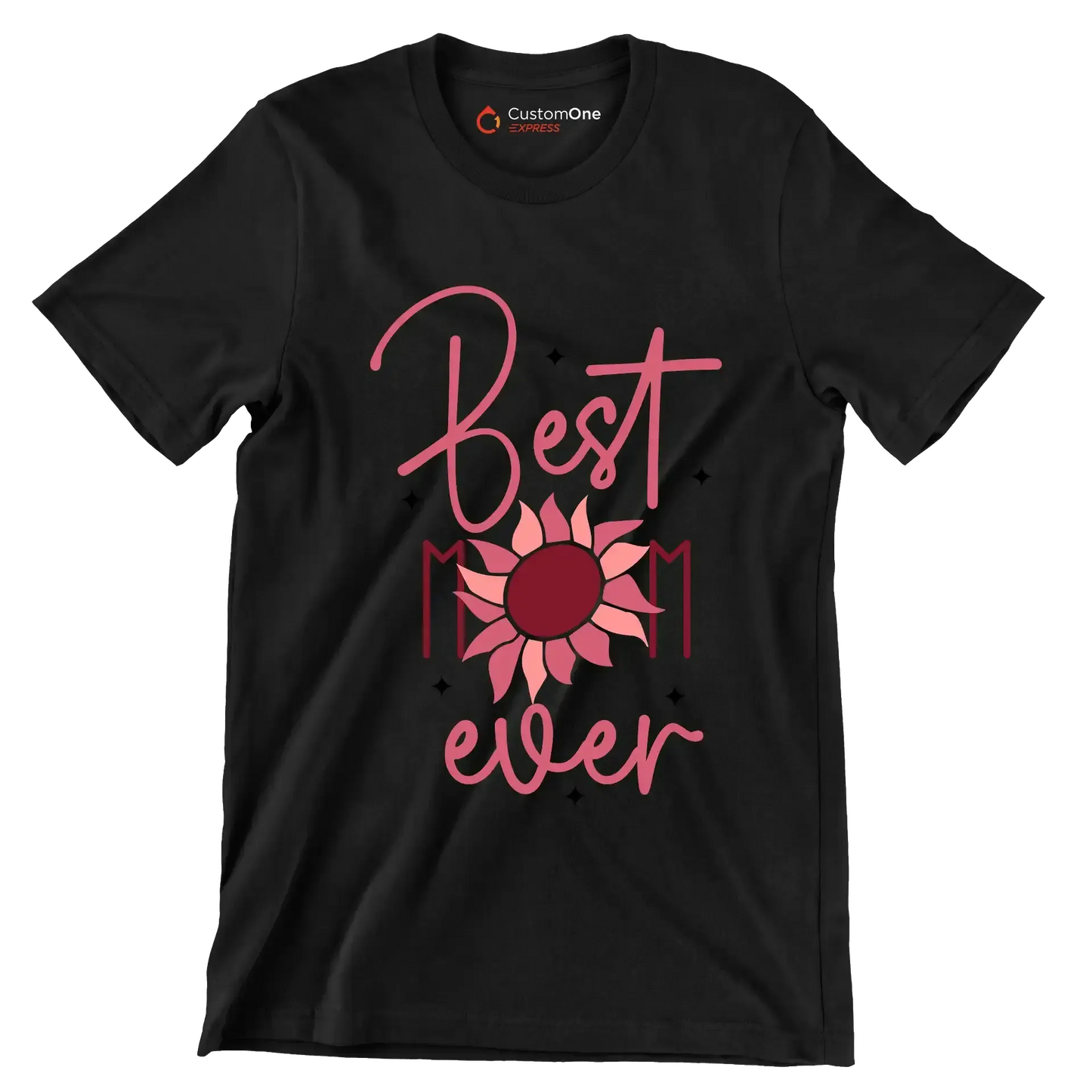 Best Mama Ever - Mother’s Day T-Shirt-Black-S-Custom One Express