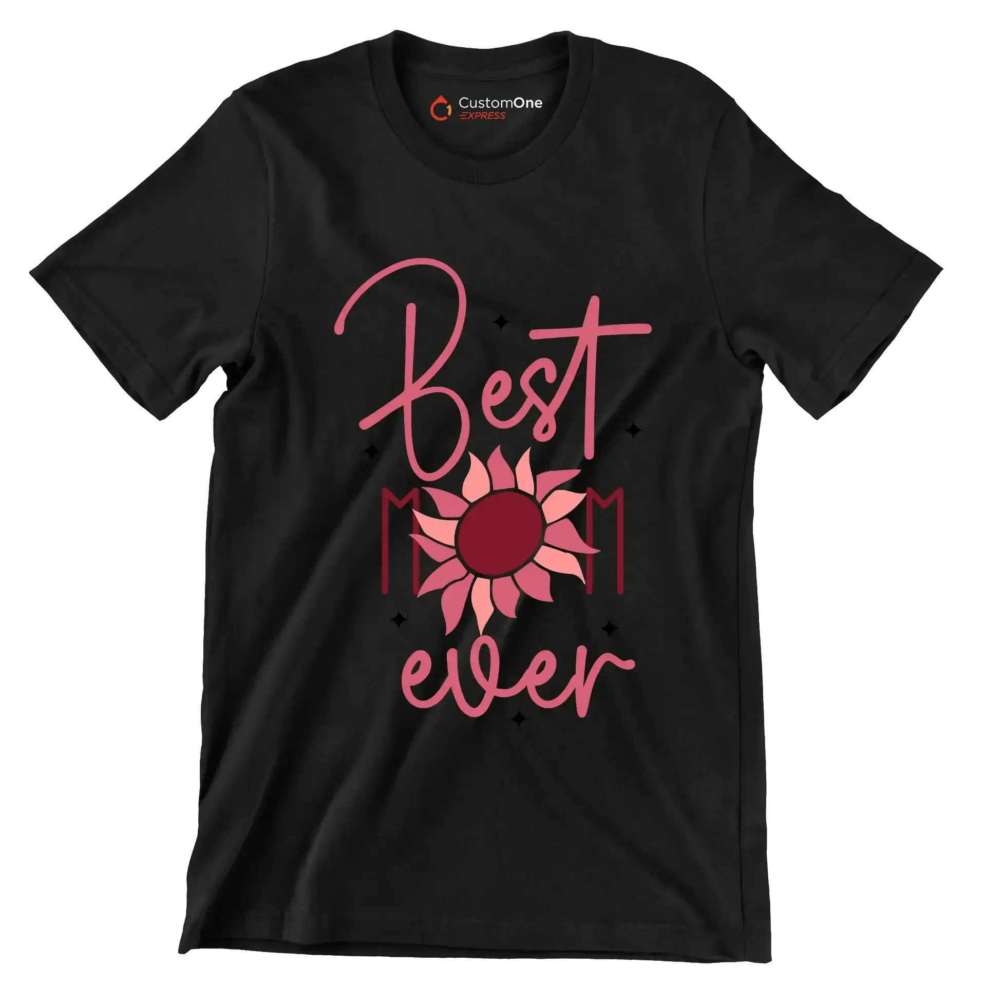 Best Mama Ever - Mother’s Day T-Shirt-Black-S-Custom One Express