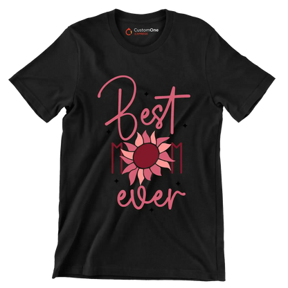 Best Mama Ever - Mother’s Day T-Shirt-Black-S-Custom One Express