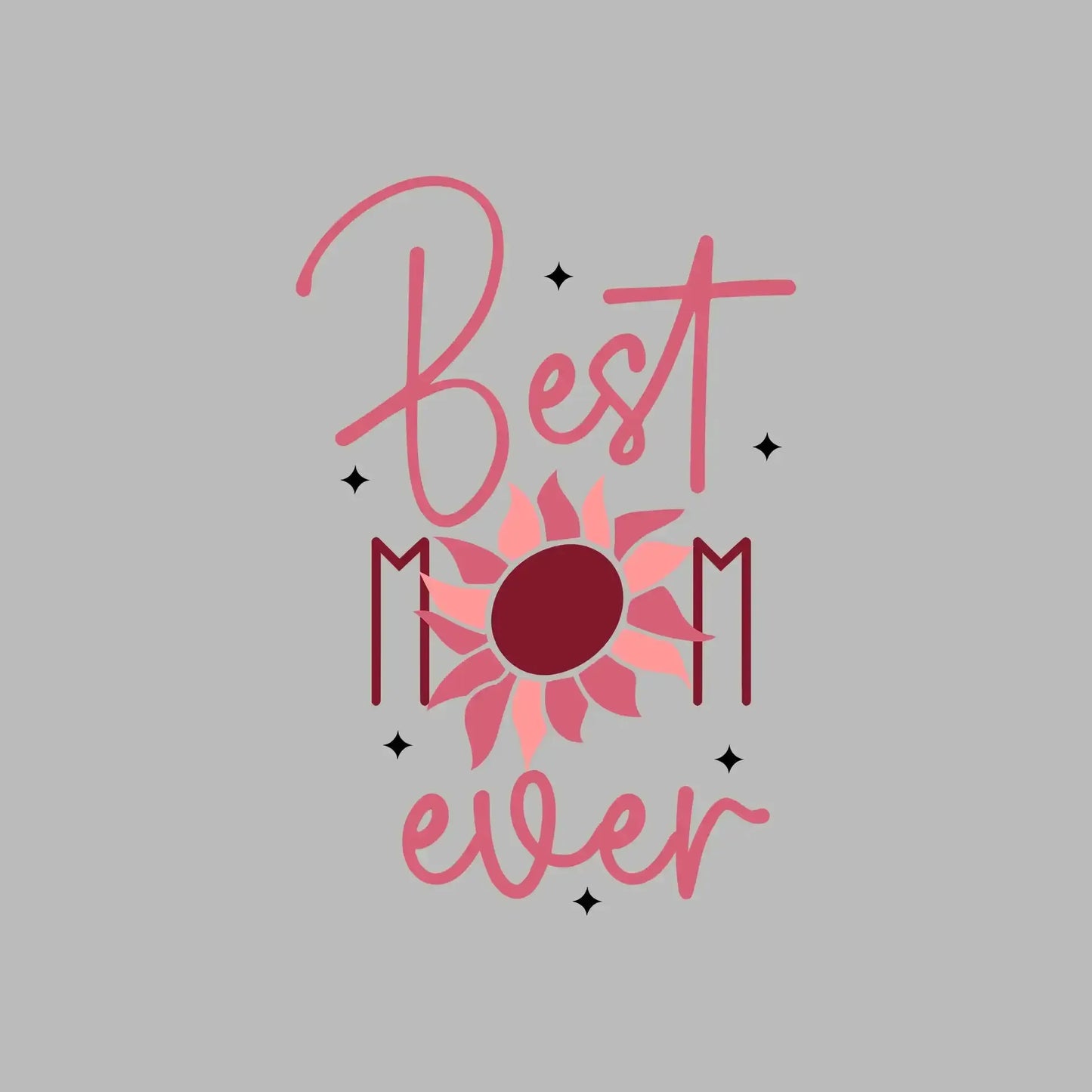 Best Mama Ever - Mother’s Day T-Shirt-Black-S-Custom One Express