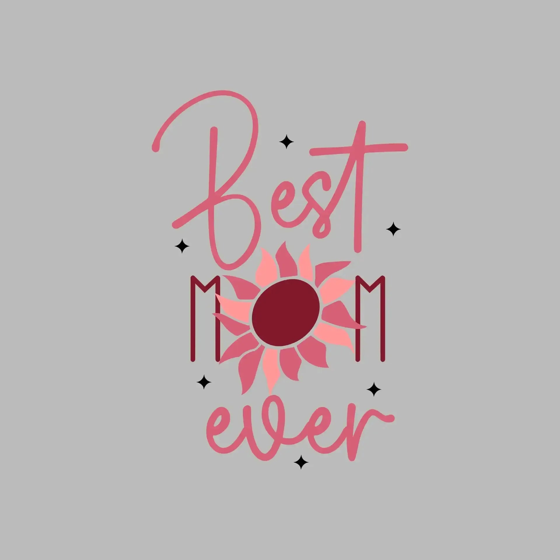 Best Mama Ever - Mother’s Day T-Shirt-Black-S-Custom One Express