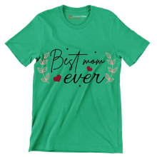 Best Mama Ever - Mother’s Day T-Shirt-Green-S-Custom One Express