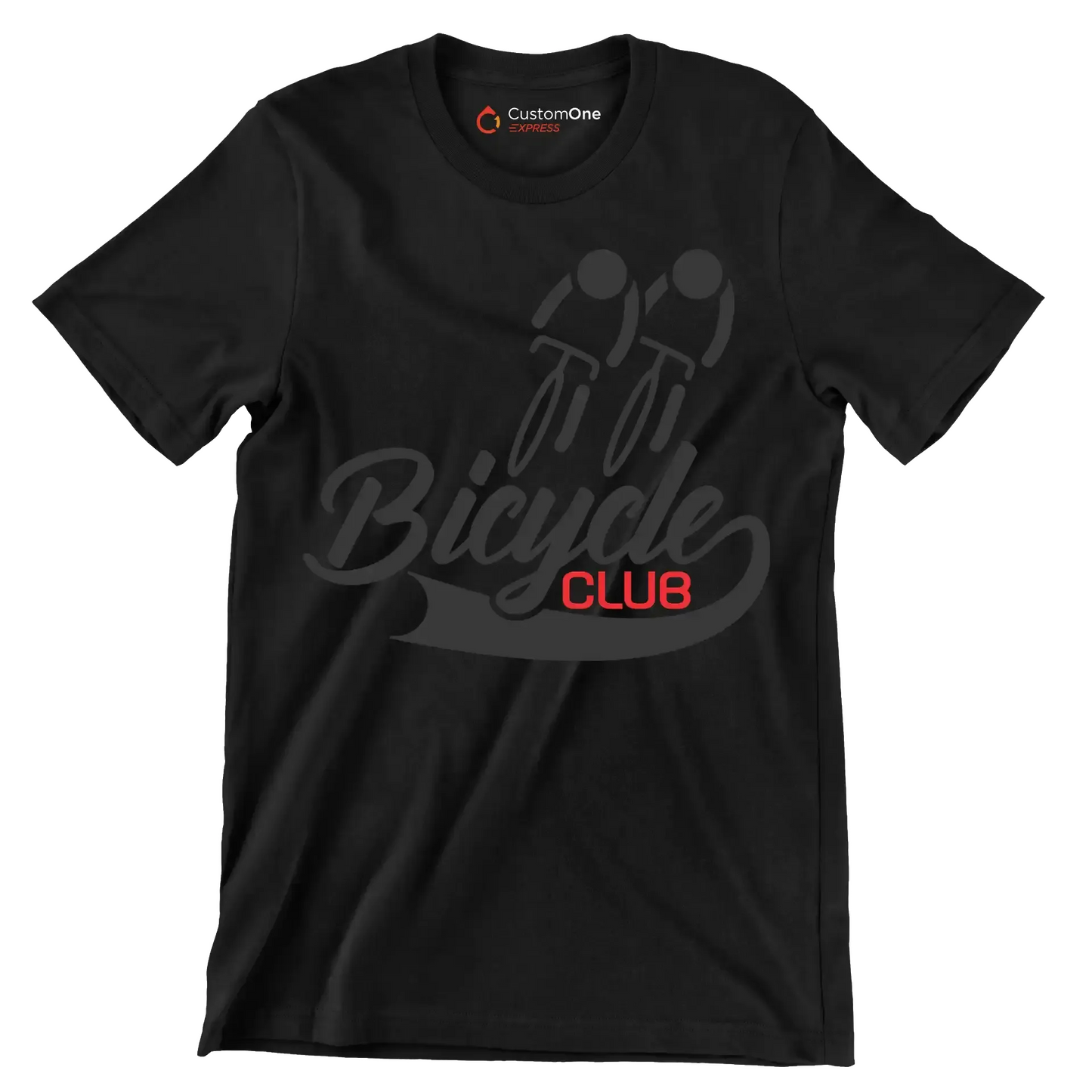 Bicycle Club - Bicycle Themed T-Shirt-Black-S-Custom One Express