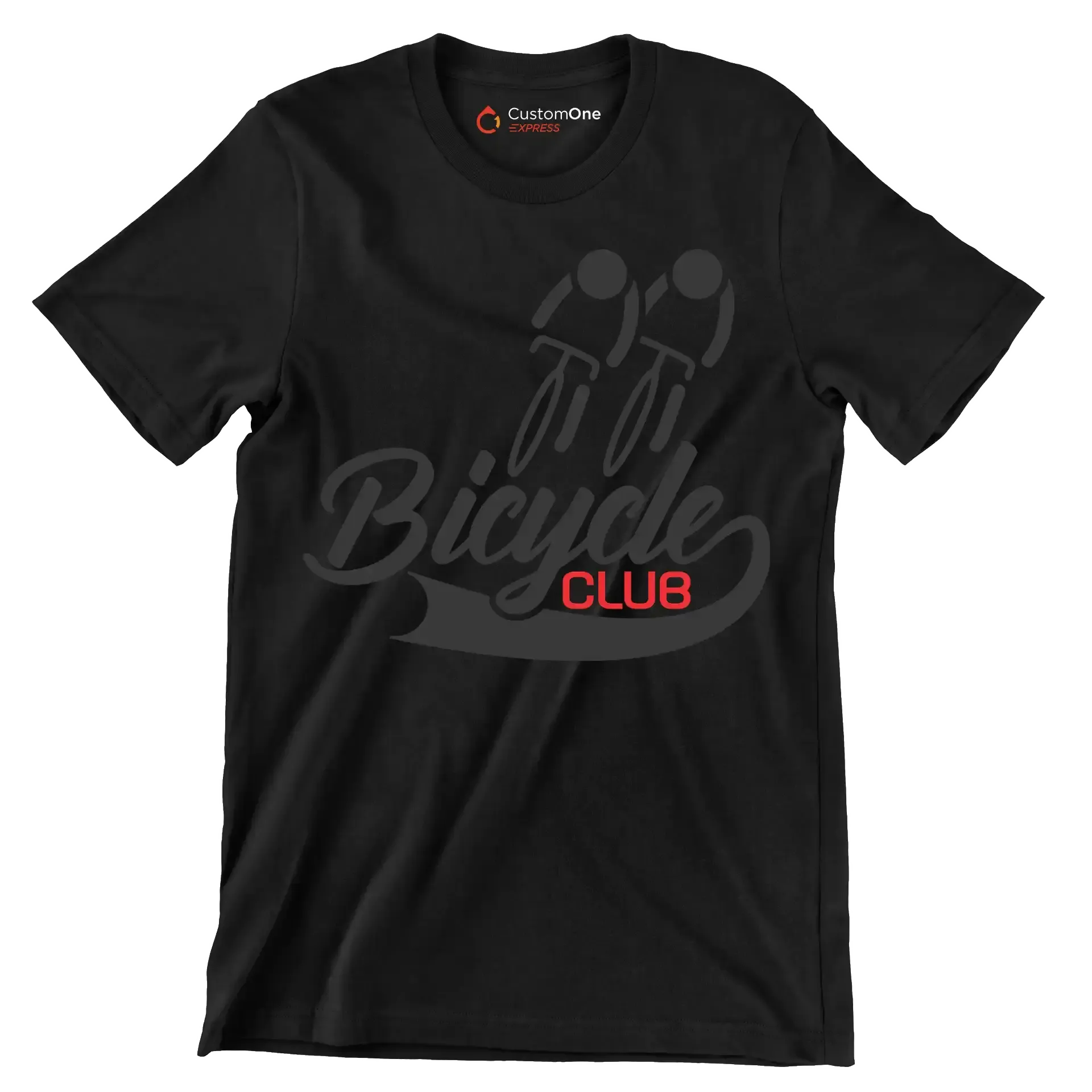 Bicycle Club - Bicycle Themed T-Shirt-Black-S-Custom One Express