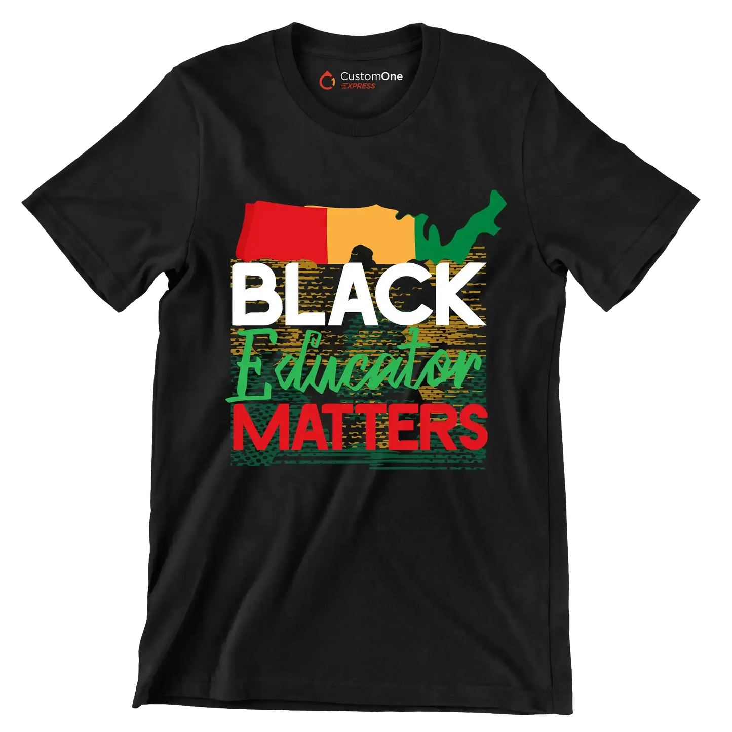 Black educator matters - Martin Luther King T-Shirt-Black-S-Custom One Express