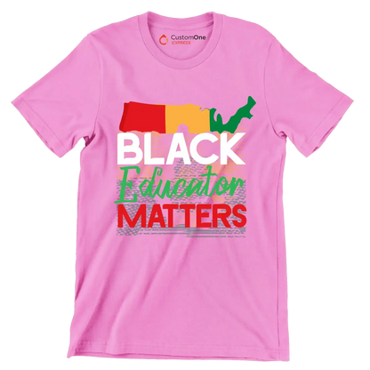 Black educator matters - Martin Luther King T-Shirt-Black-S-Custom One Express
