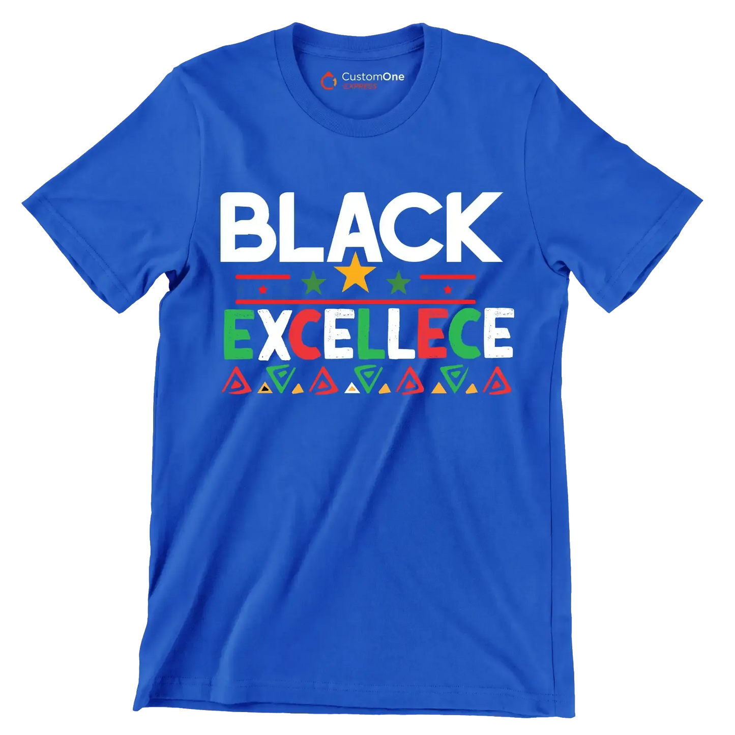 Black excellence - Martin Luther King T-Shirt-Blue-S-Custom One Express