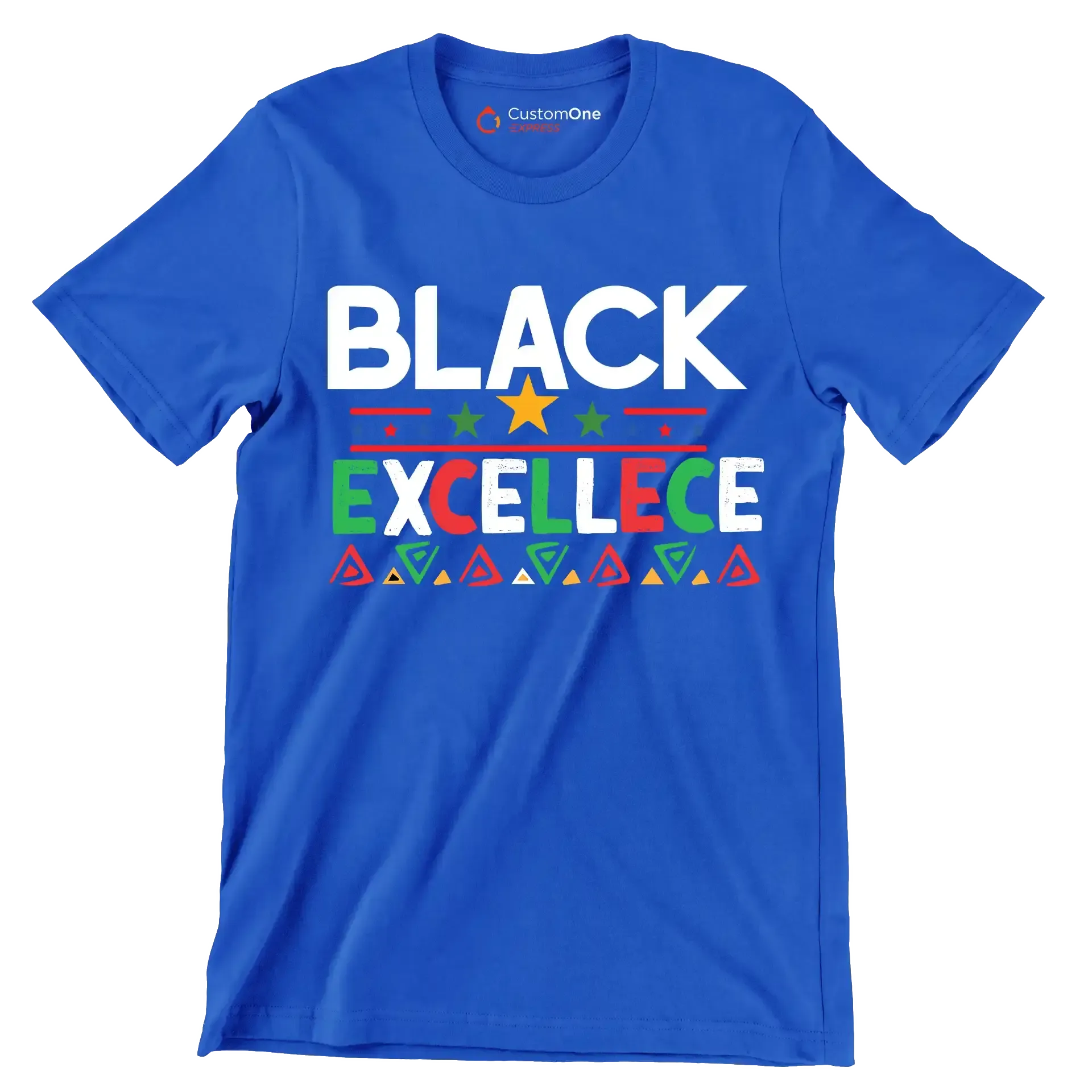 Black excellence - Martin Luther King T-Shirt-Blue-S-Custom One Express