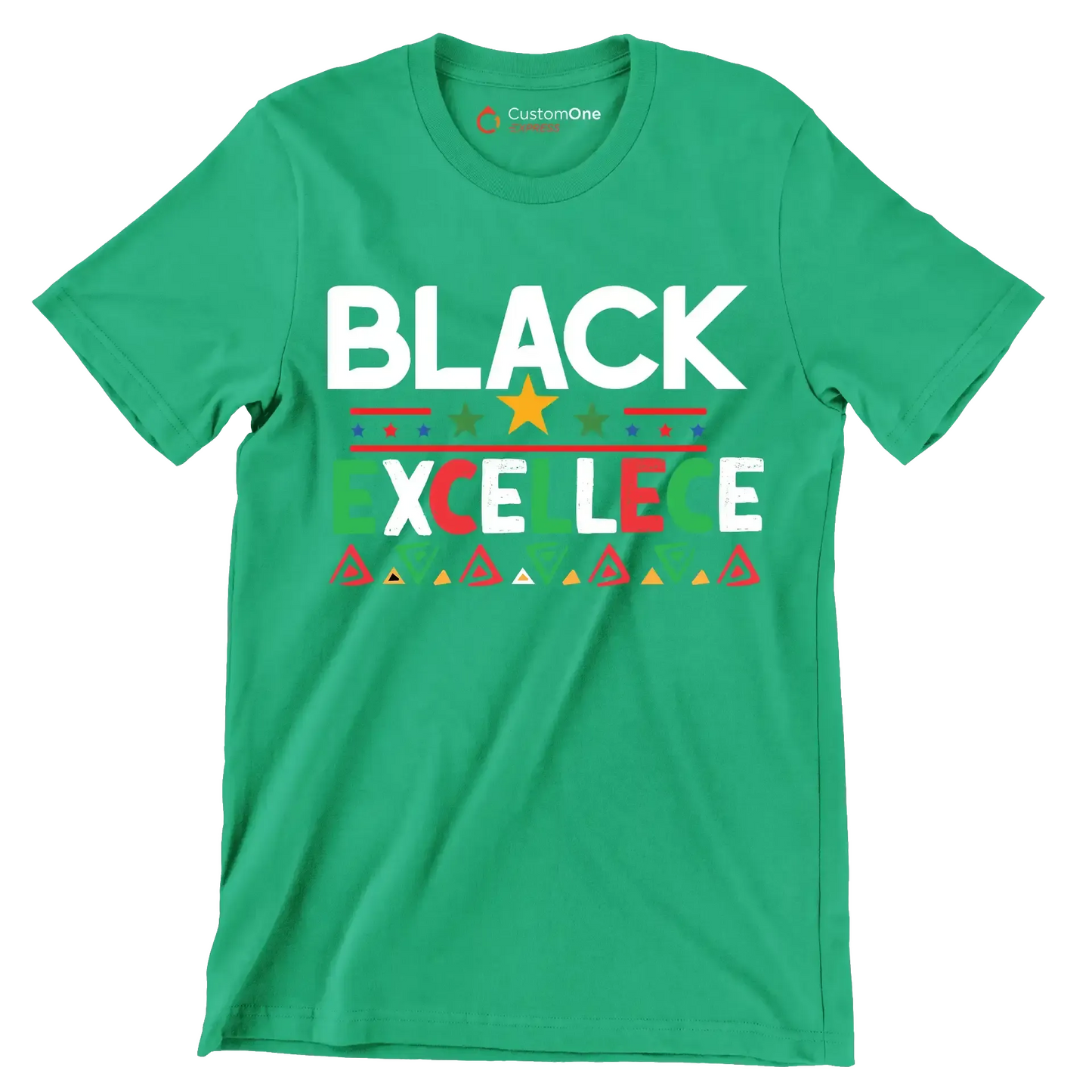 Black excellence - Martin Luther King T-Shirt-Green-S-Custom One Express