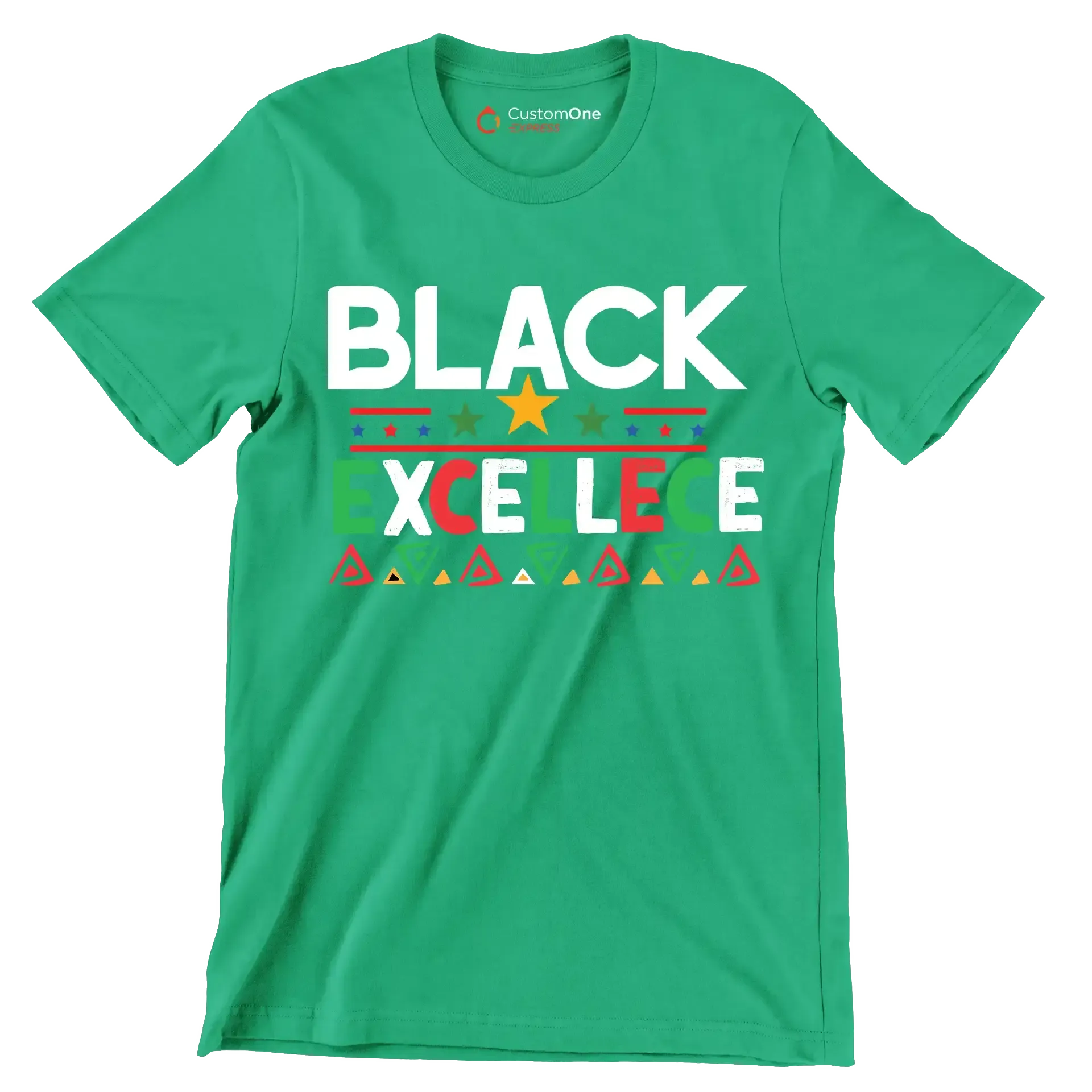 Black excellence - Martin Luther King T-Shirt-Green-S-Custom One Express