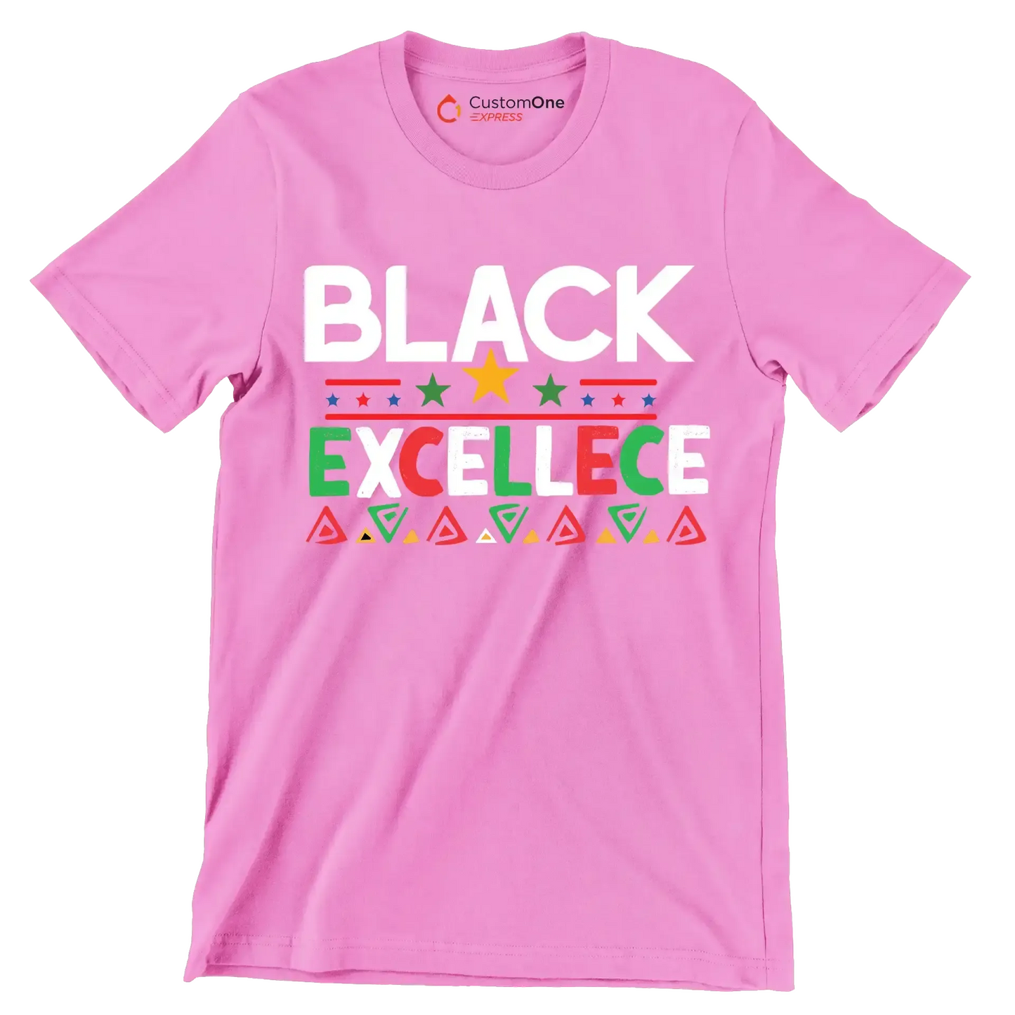 Black excellence - Martin Luther King T-Shirt-Pink-S-Custom One Express