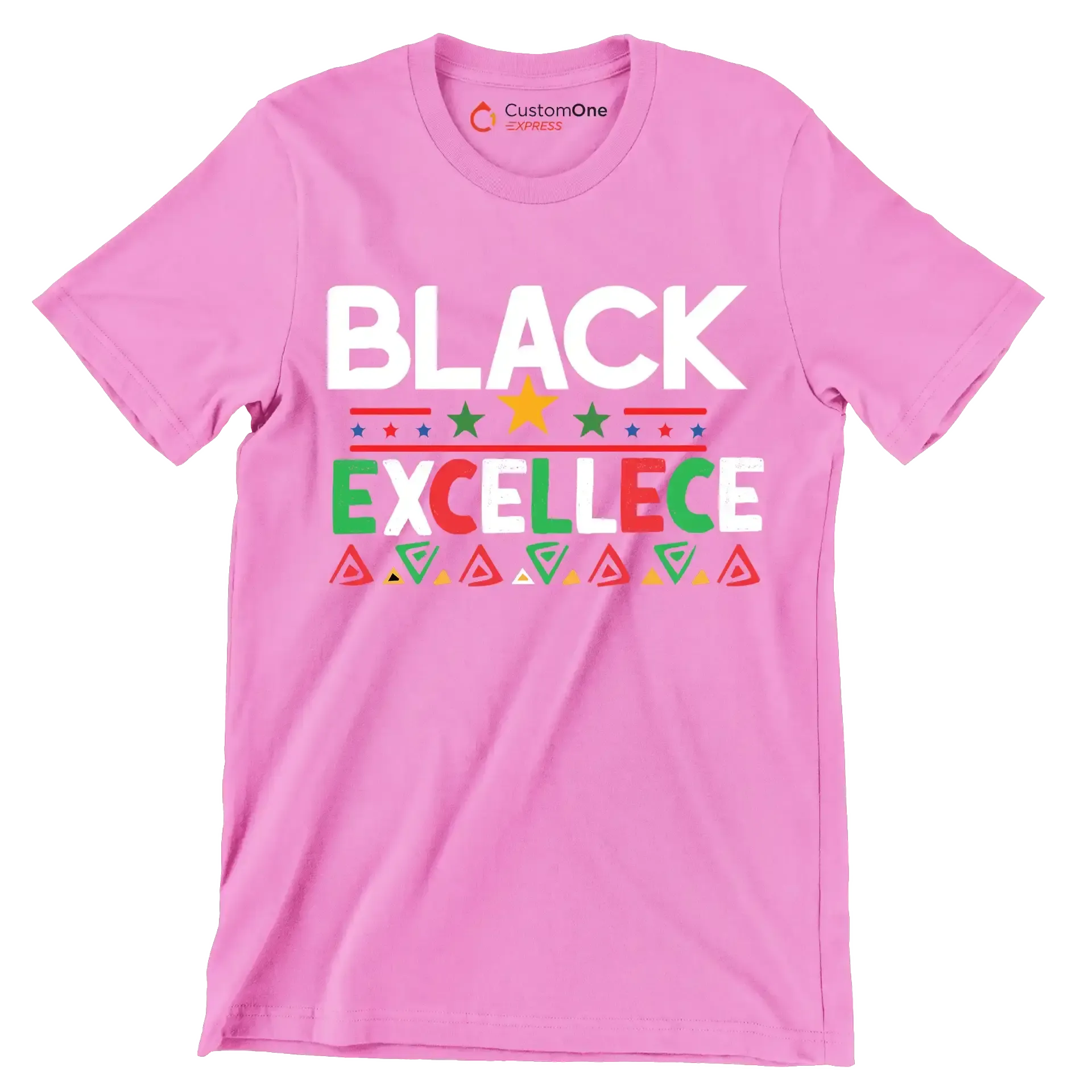 Black excellence - Martin Luther King T-Shirt-Pink-S-Custom One Express