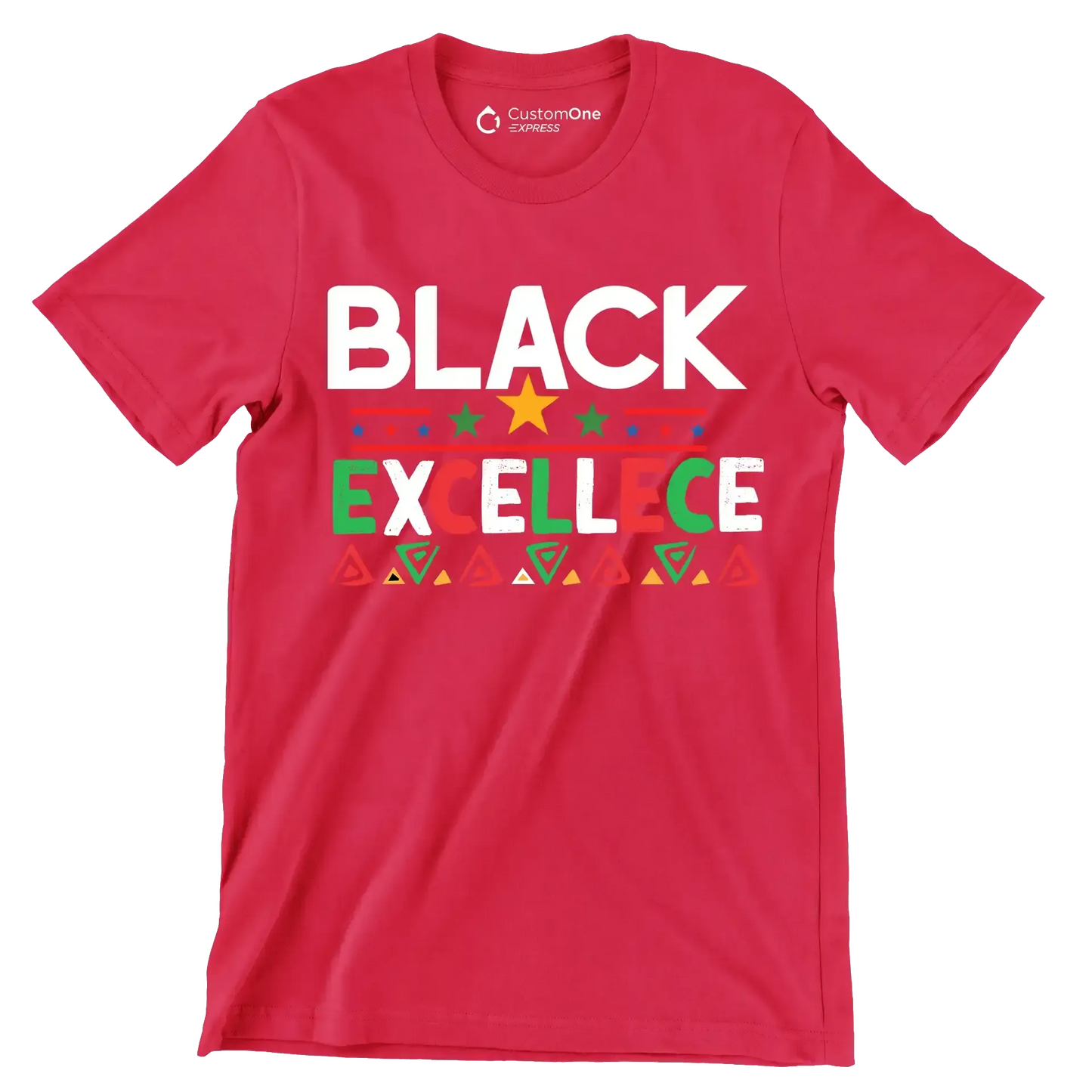 Black excellence - Martin Luther King T-Shirt-Red-S-Custom One Express