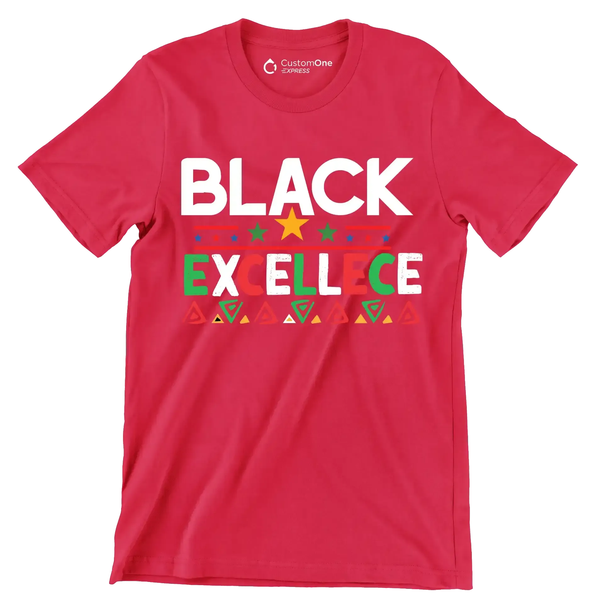 Black excellence - Martin Luther King T-Shirt-Red-S-Custom One Express