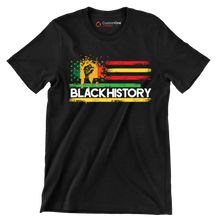 Black history - Martin Luther King T-Shirt-Black-S-Custom One Express