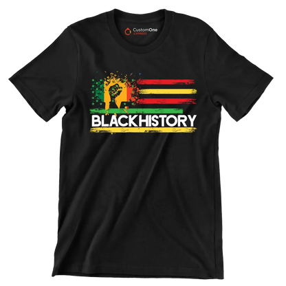 Black history - Martin Luther King T-Shirt-Black-S-Custom One Express