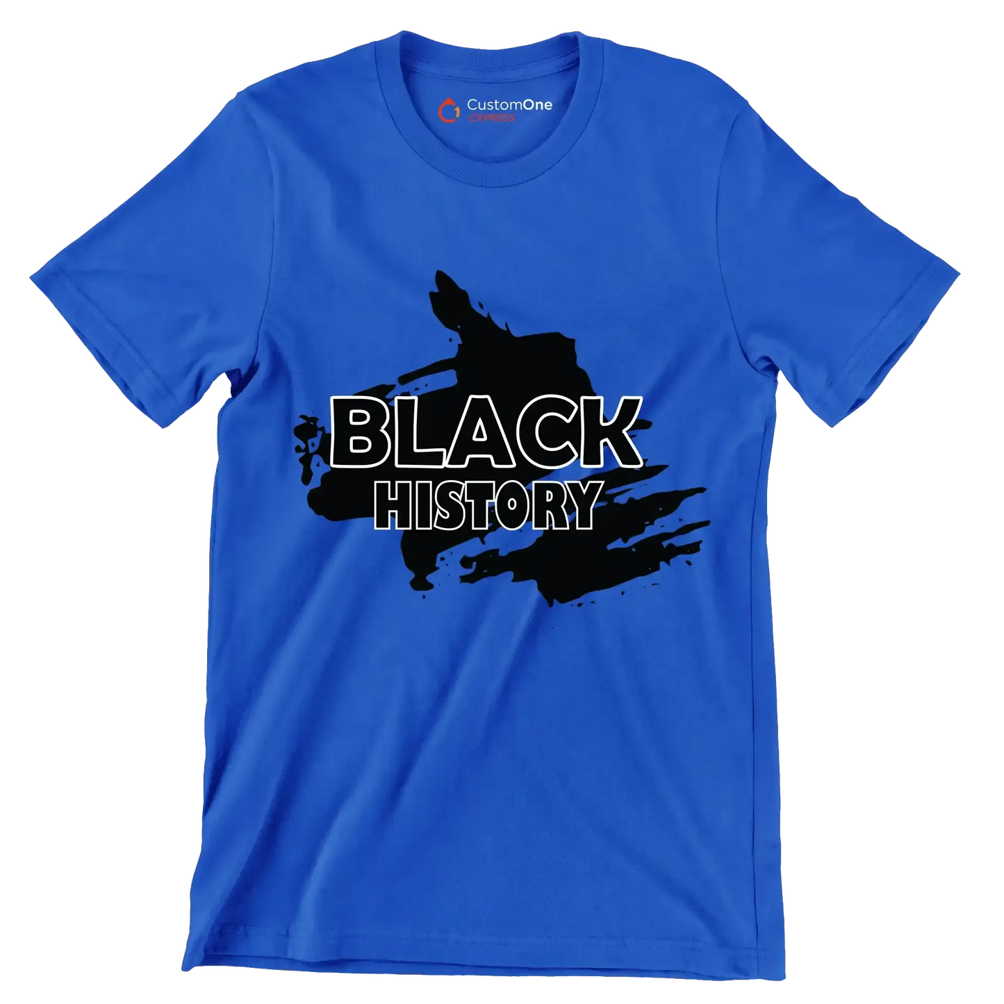 Black history - Martin Luther King T-Shirt-Blue-S-Custom One Express
