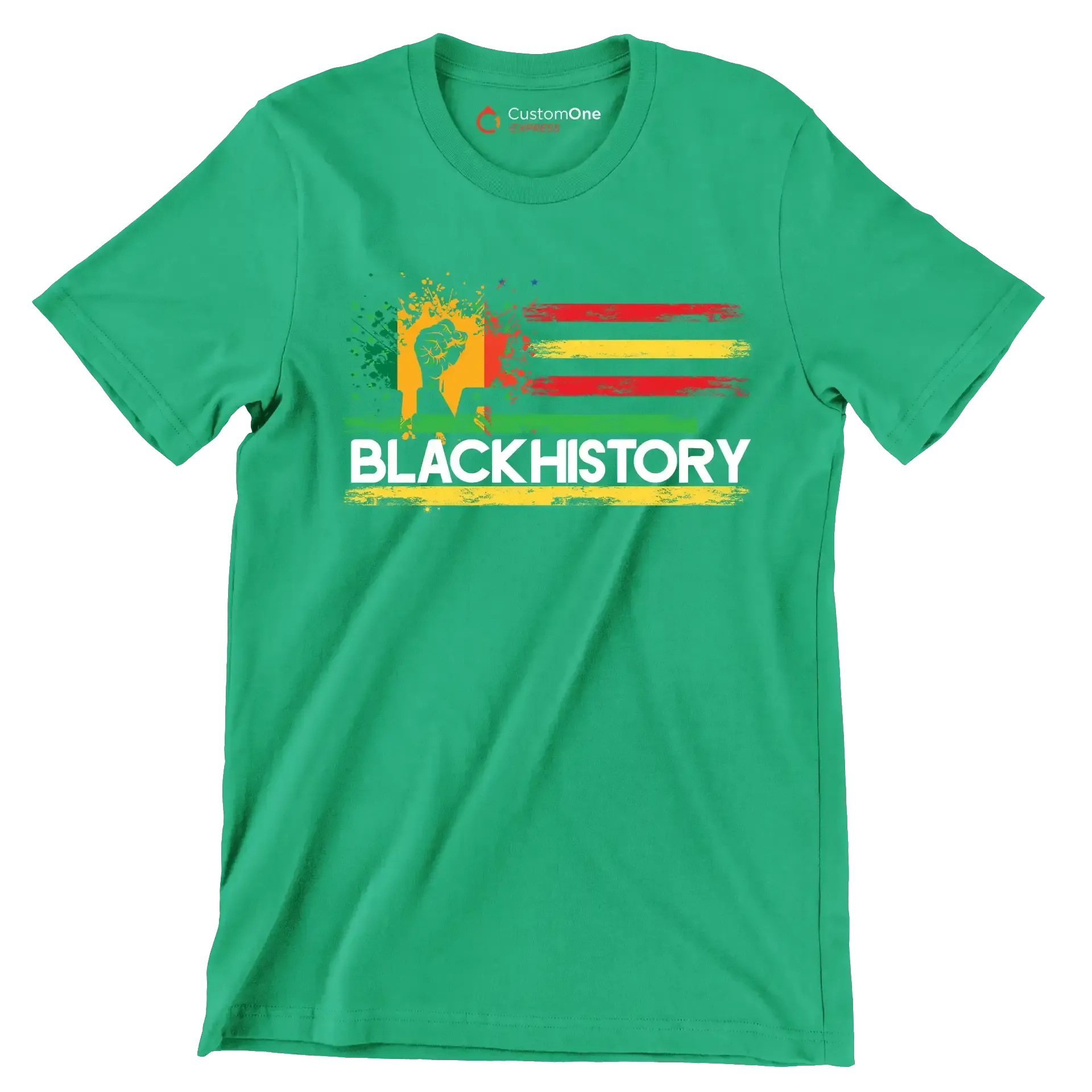 Black history - Martin Luther King T-Shirt-Green-S-Custom One Express
