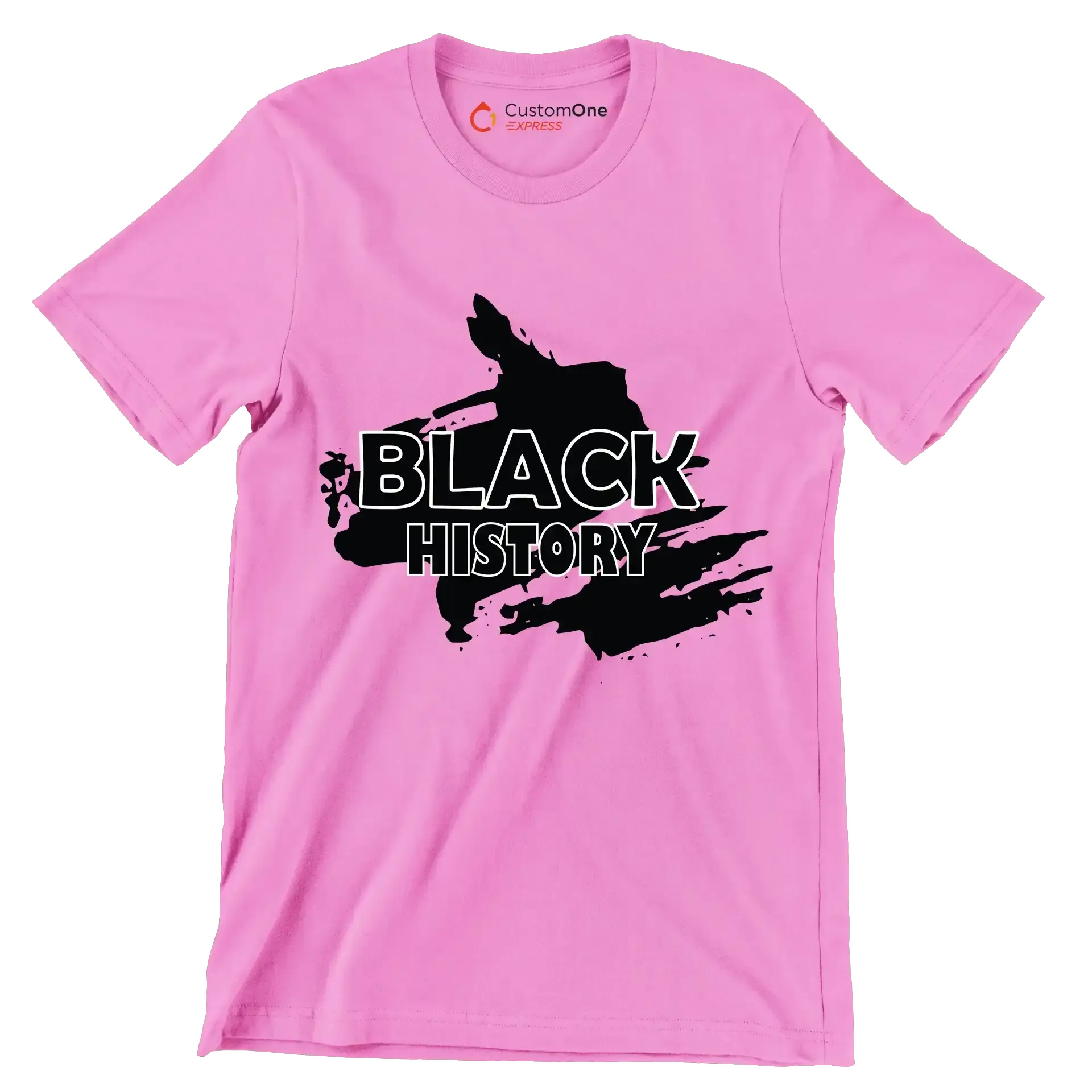 Black history - Martin Luther King T-Shirt-Pink-S-Custom One Express