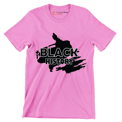 Black history - Martin Luther King T-Shirt-Pink-S-Custom One Express