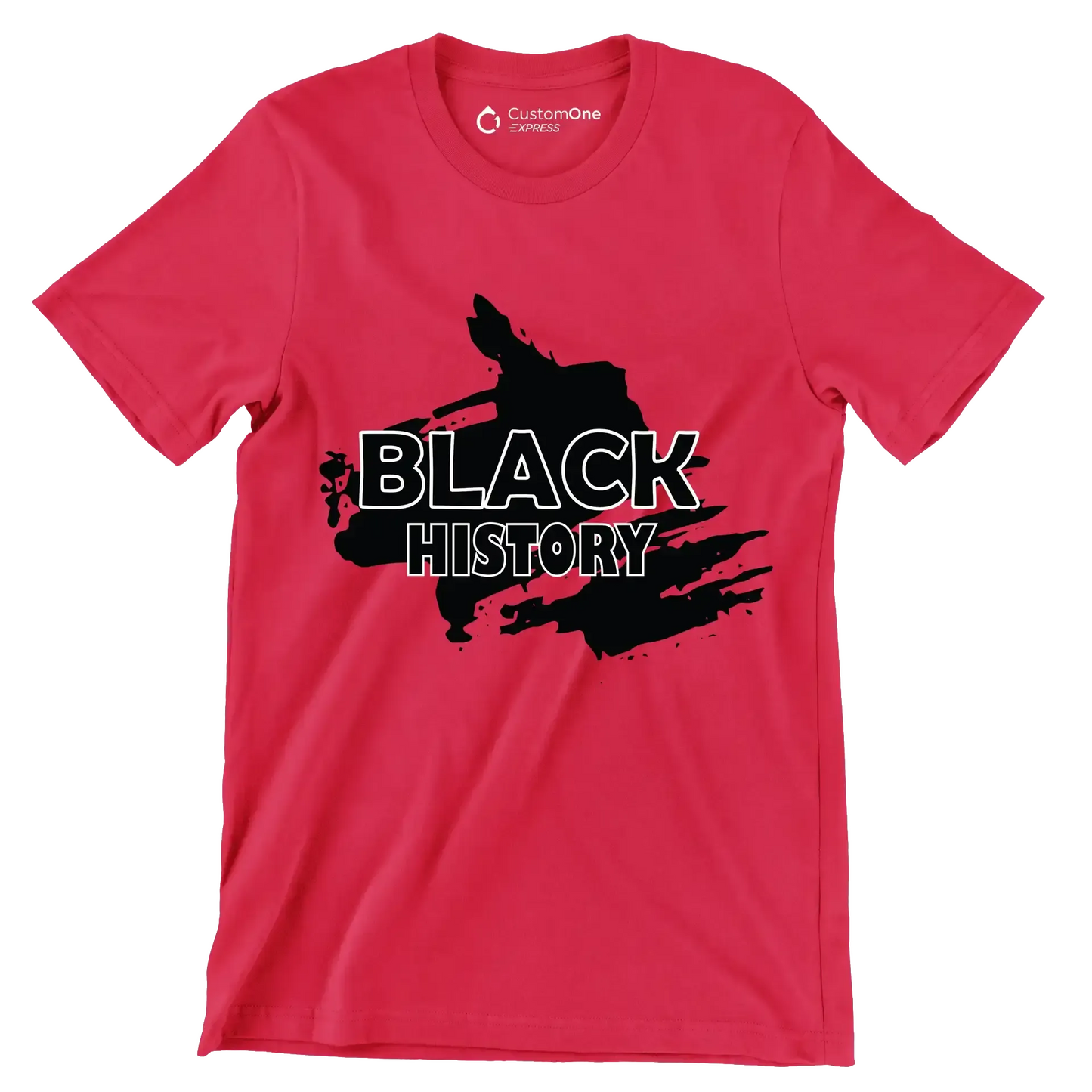 Black history - Martin Luther King T-Shirt-Red-S-Custom One Express