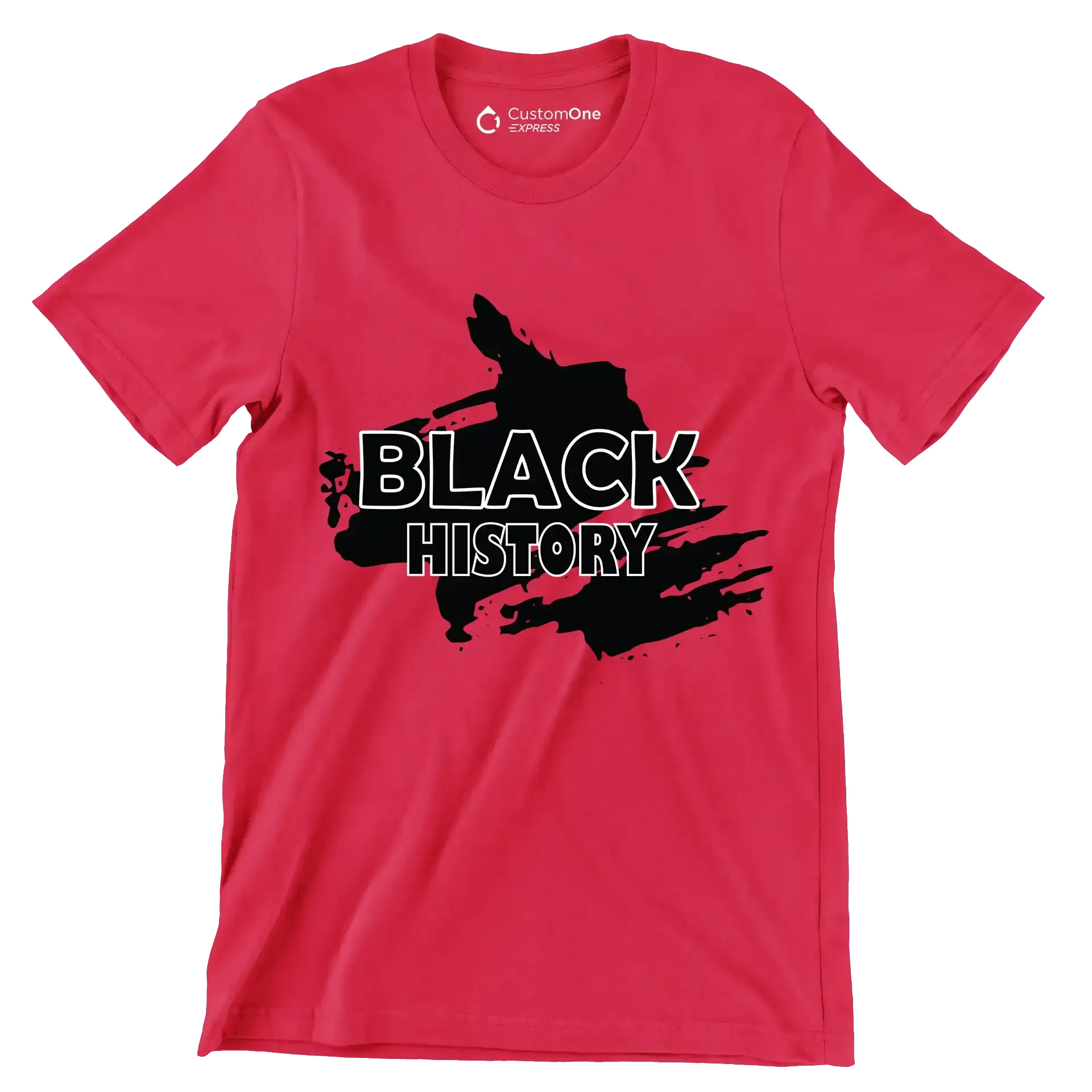 Black history - Martin Luther King T-Shirt-Red-S-Custom One Express