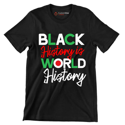 Black history is world history - Martin Luther King T-Shirt-Black-S-Custom One Express