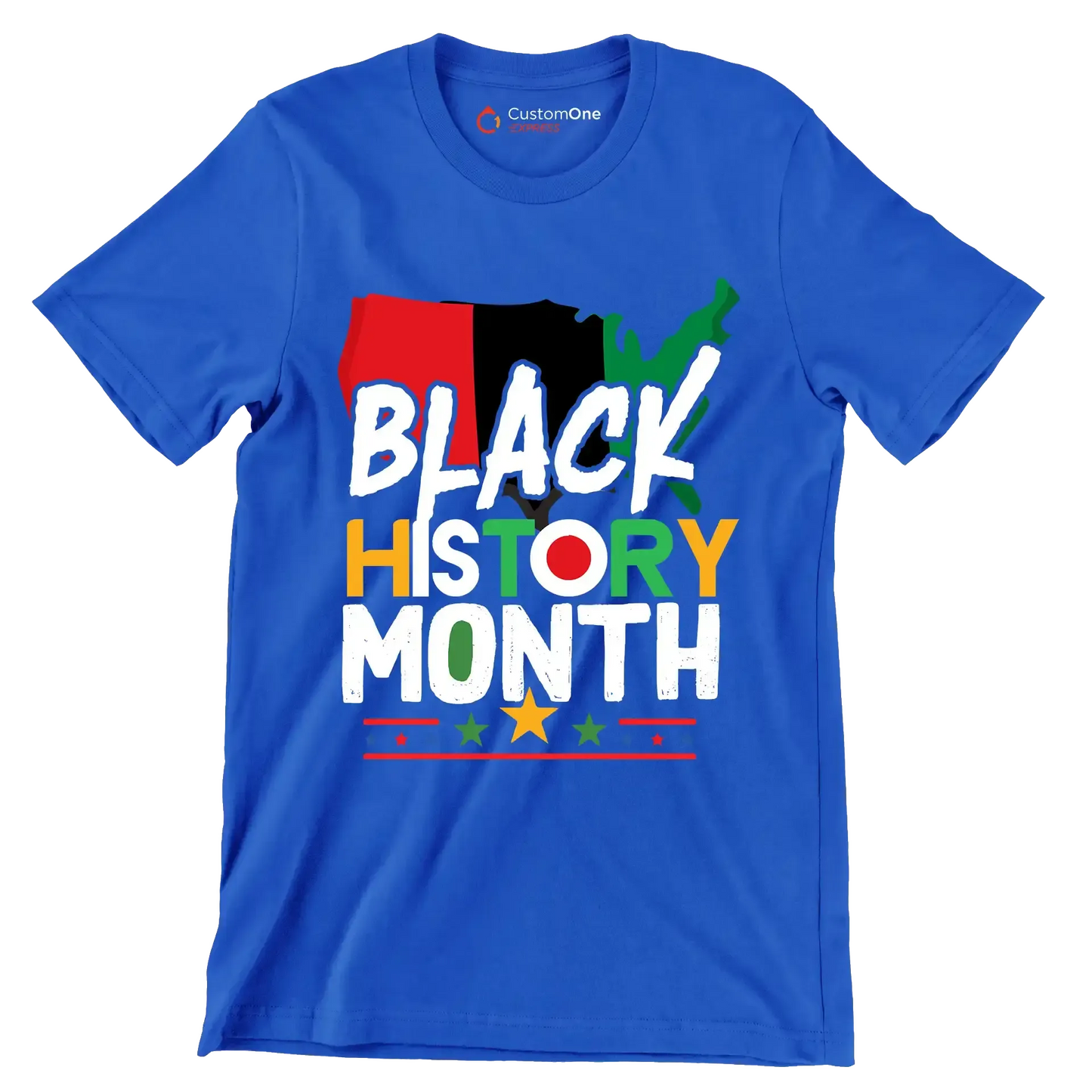 Black history month - Martin Luther King T-Shirt-Blue-S-Custom One Express