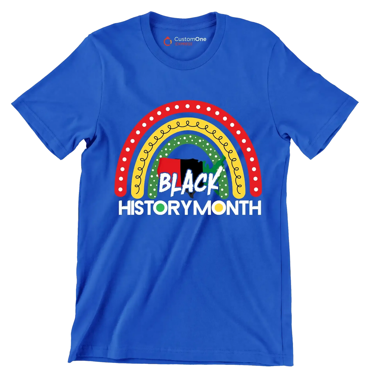 Black history month - Martin Luther King T-Shirt-Blue-S-Custom One Express