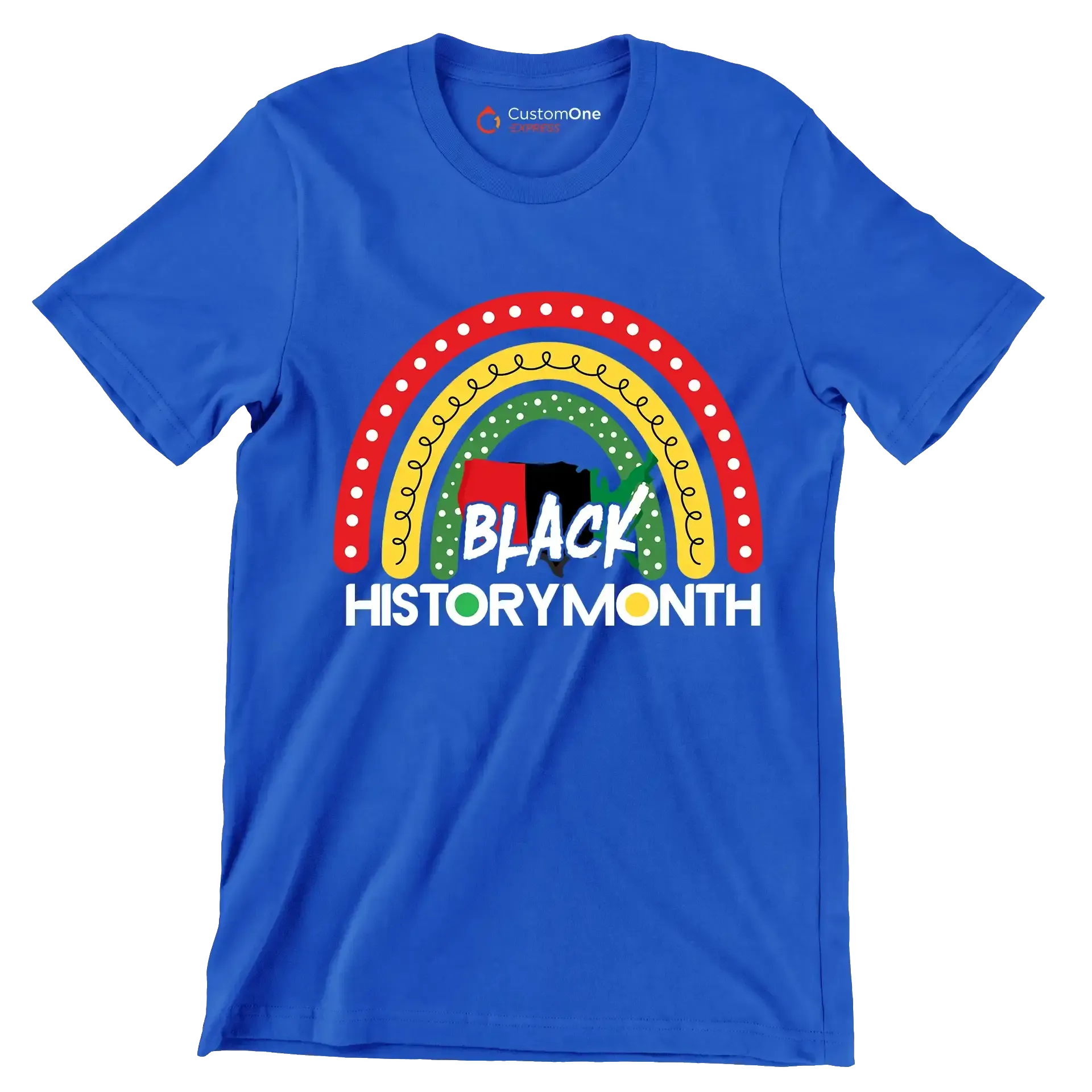 Black history month - Martin Luther King T-Shirt-Blue-S-Custom One Express
