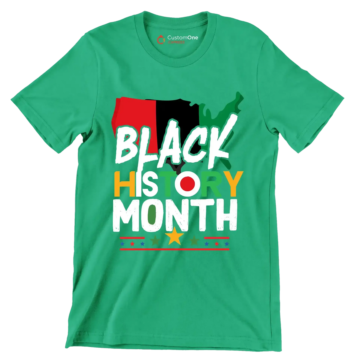 Black history month - Martin Luther King T-Shirt-Green-S-Custom One Express