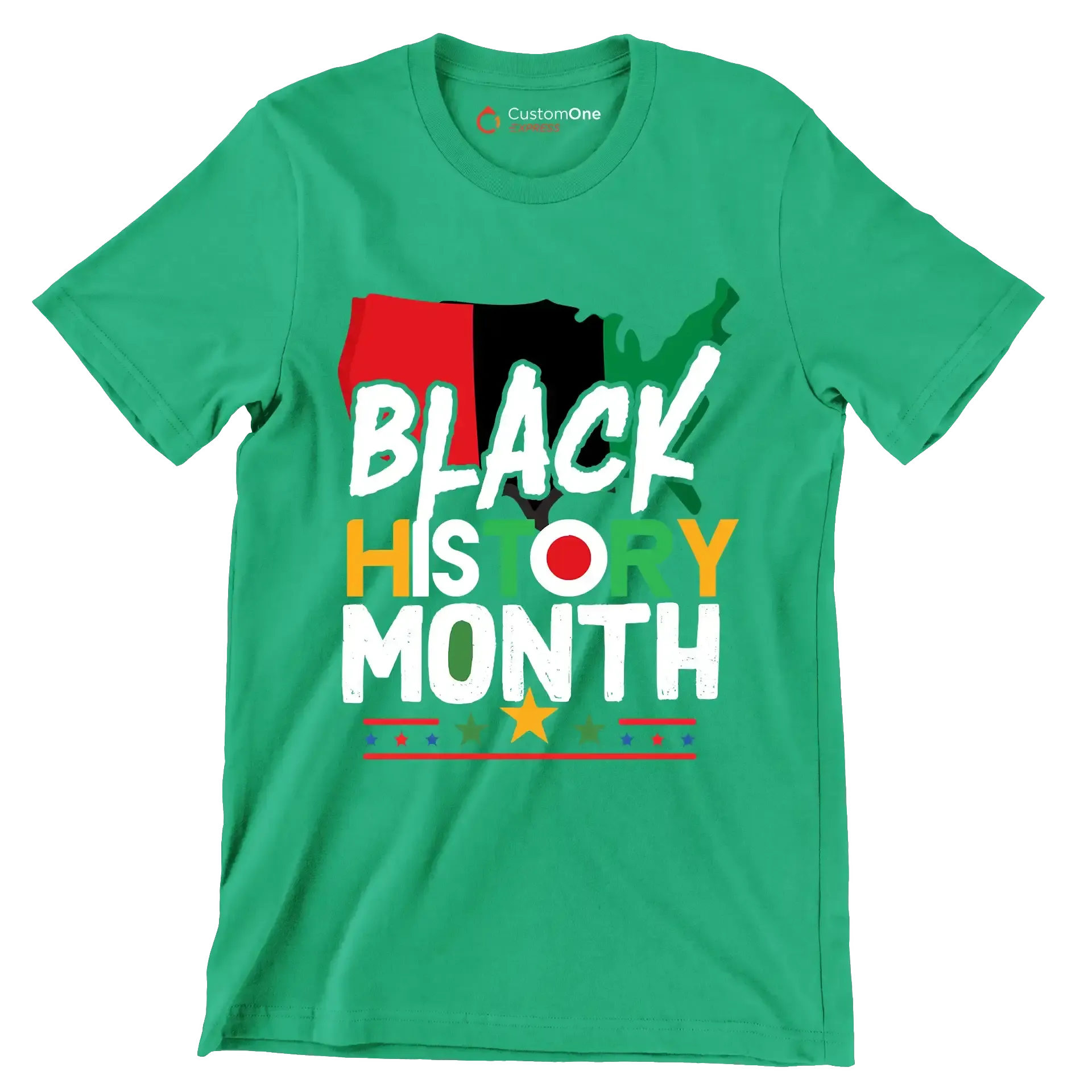 Black history month - Martin Luther King T-Shirt-Green-S-Custom One Express