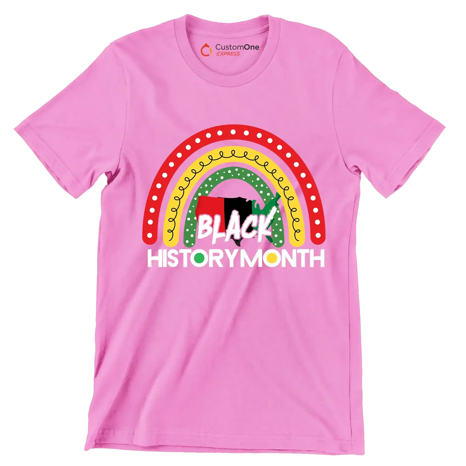 Black history month - Martin Luther King T-Shirt-Pink-S-Custom One Express