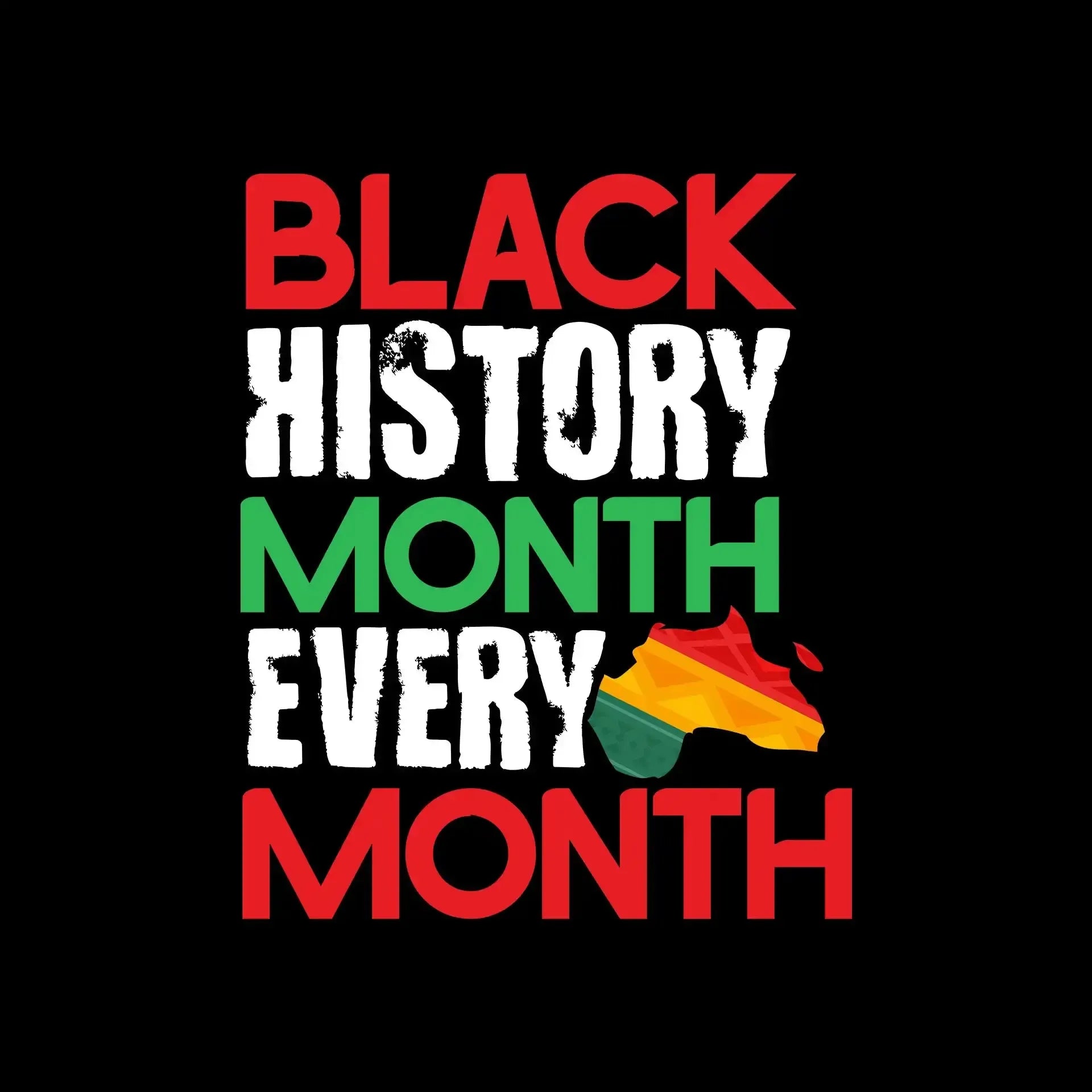 Black history month every month - Martin Luther King T-Shirt-Black-S-Custom One Express
