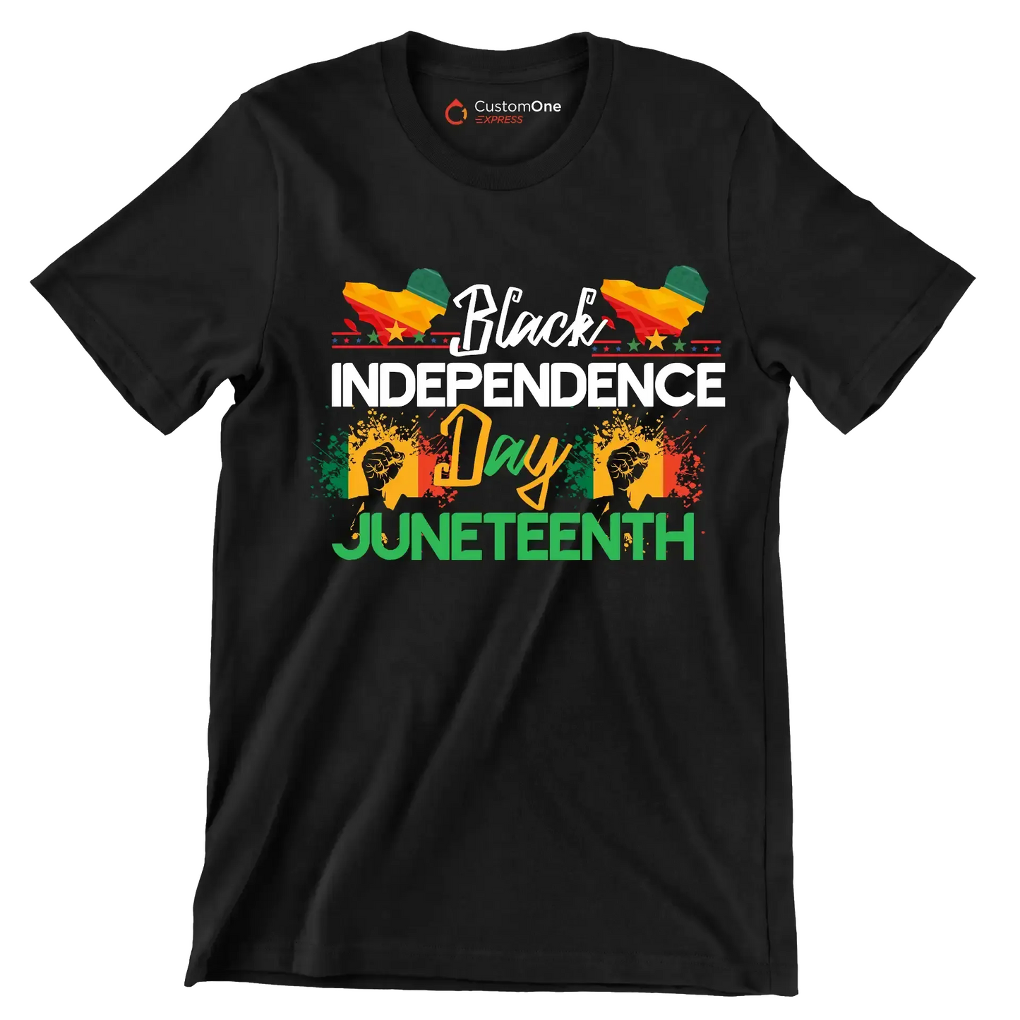 Black independence day juneteenth - Martin Luther King T-Shirt-Black-S-Custom One Express