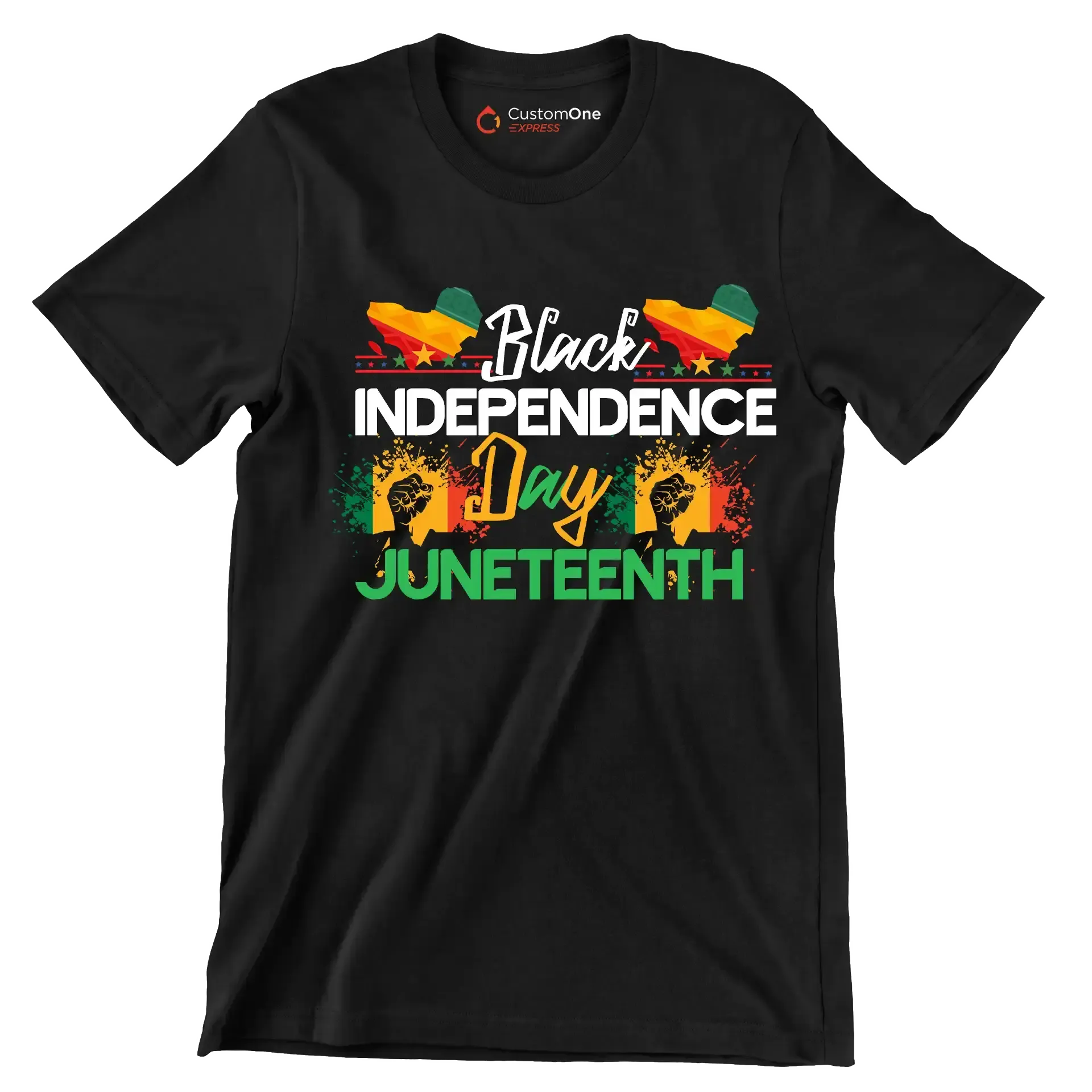 Black independence day juneteenth - Martin Luther King T-Shirt-Black-S-Custom One Express