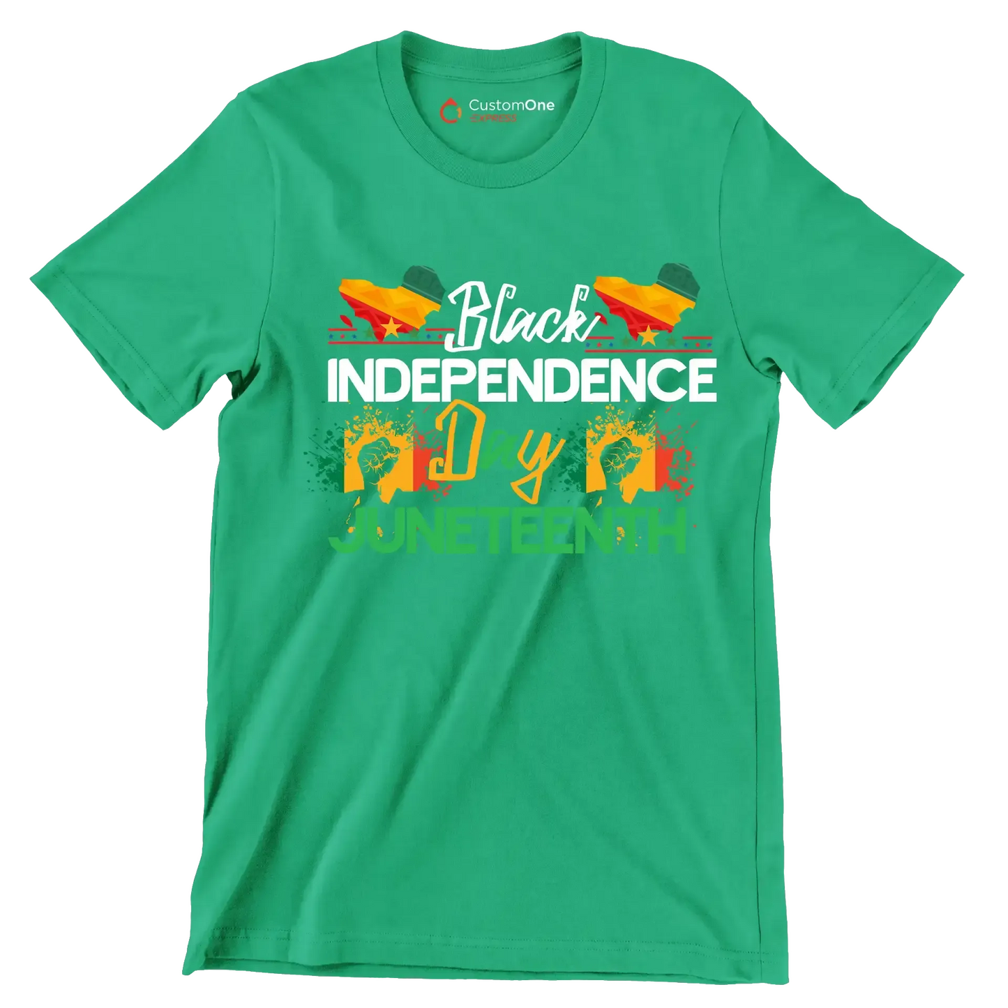 Black independence day juneteenth - Martin Luther King T-Shirt-Green-S-Custom One Express