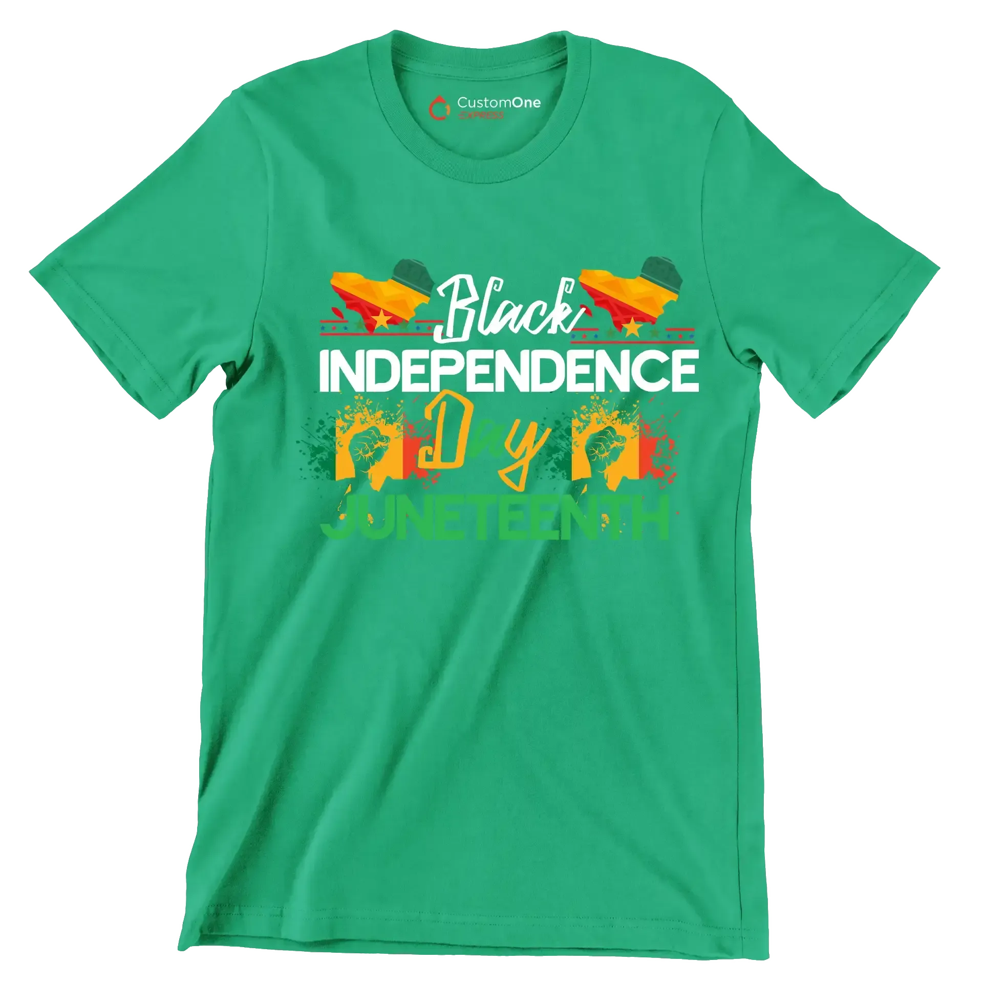 Black independence day juneteenth - Martin Luther King T-Shirt-Green-S-Custom One Express