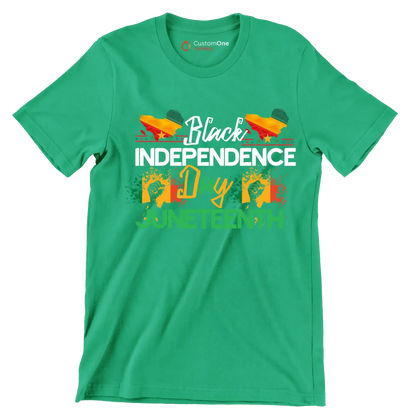 Black independence day juneteenth - Martin Luther King T-Shirt-Green-S-Custom One Express