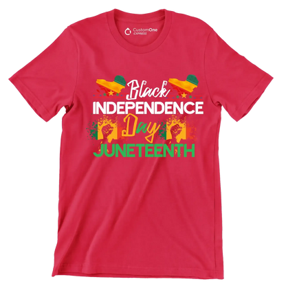 Black independence day juneteenth - Martin Luther King T-Shirt-Red-S-Custom One Express