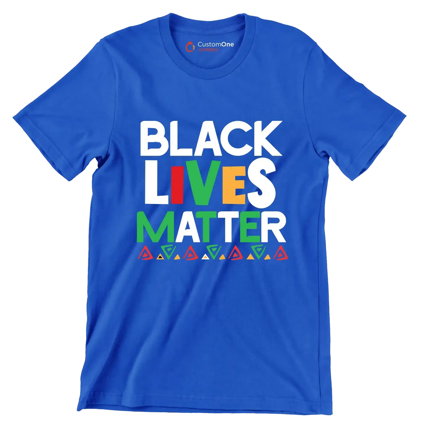 Black lives matter - Martin Luther King T-Shirt-Blue-S-Custom One Express