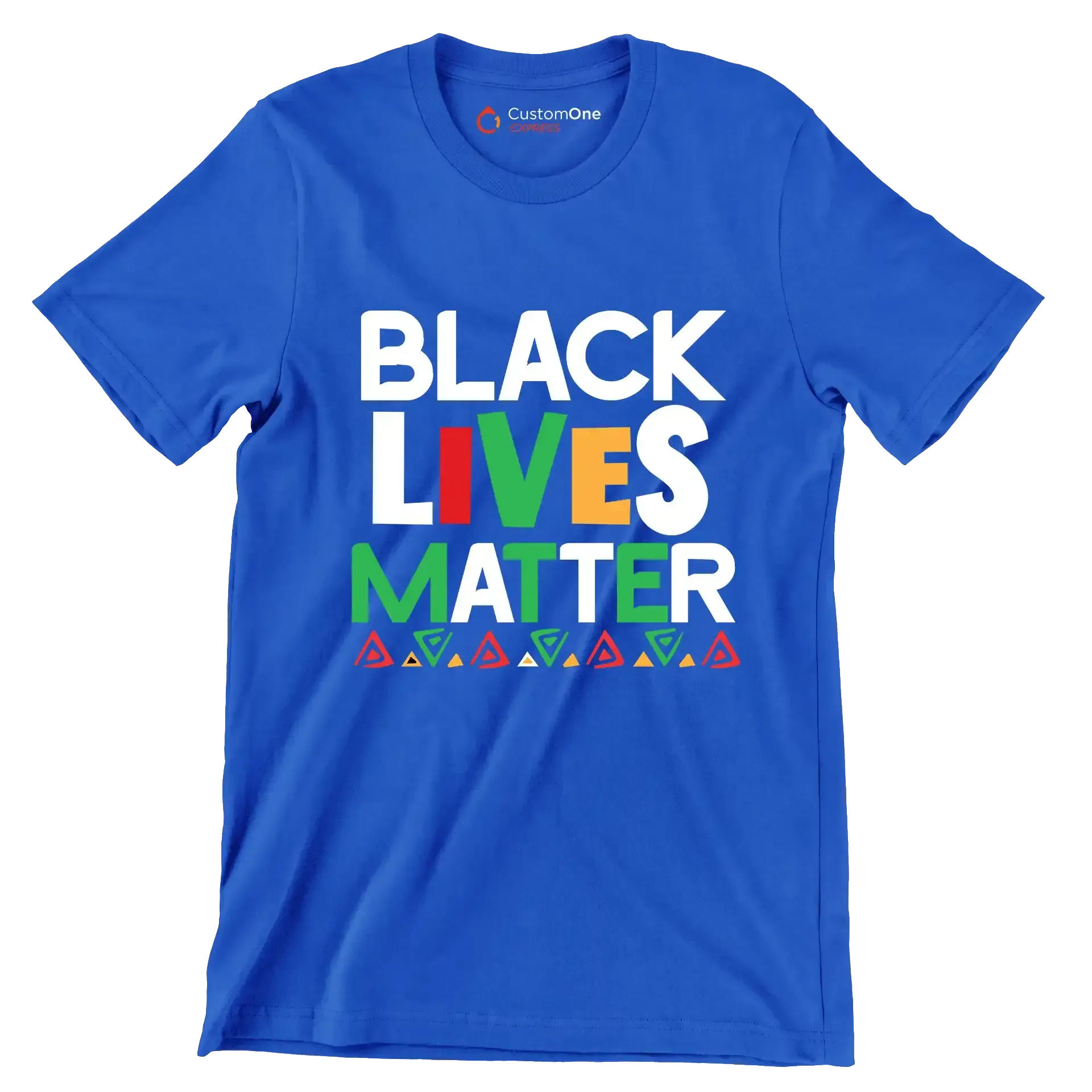 Black lives matter - Martin Luther King T-Shirt-Blue-S-Custom One Express