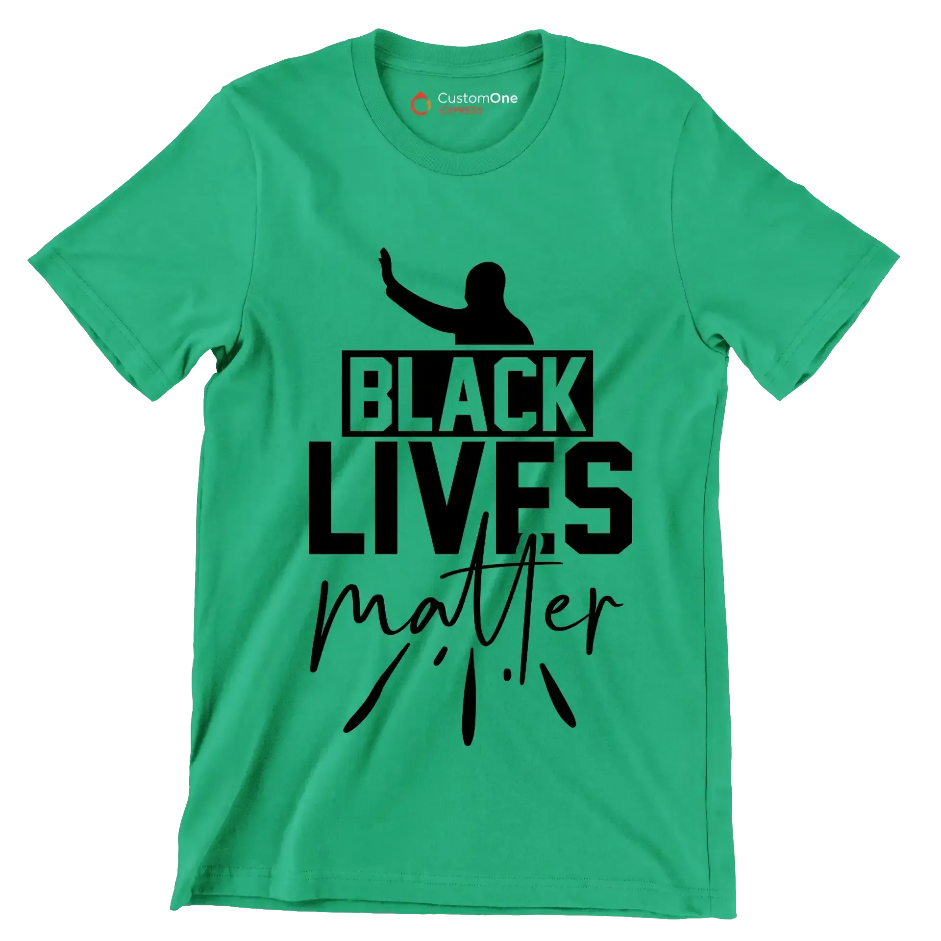 Black lives matter - Martin Luther King T-Shirt-Green-S-Custom One Express