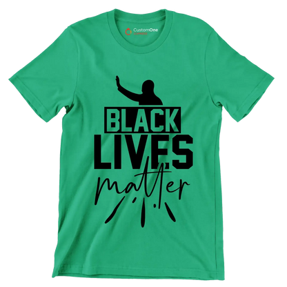 Black lives matter - Martin Luther King T-Shirt-Green-S-Custom One Express