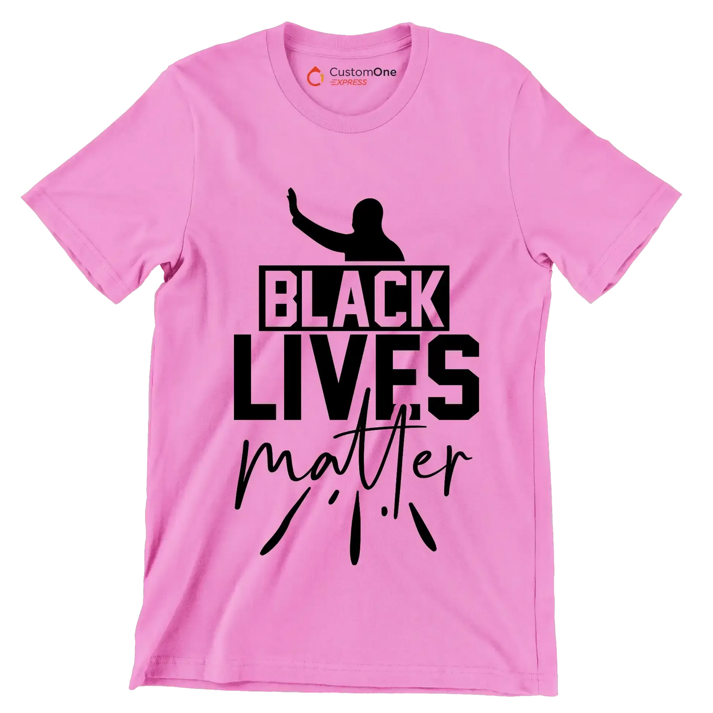 Black lives matter - Martin Luther King T-Shirt-Pink-S-Custom One Express