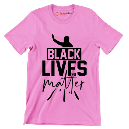 Black lives matter - Martin Luther King T-Shirt-Pink-S-Custom One Express