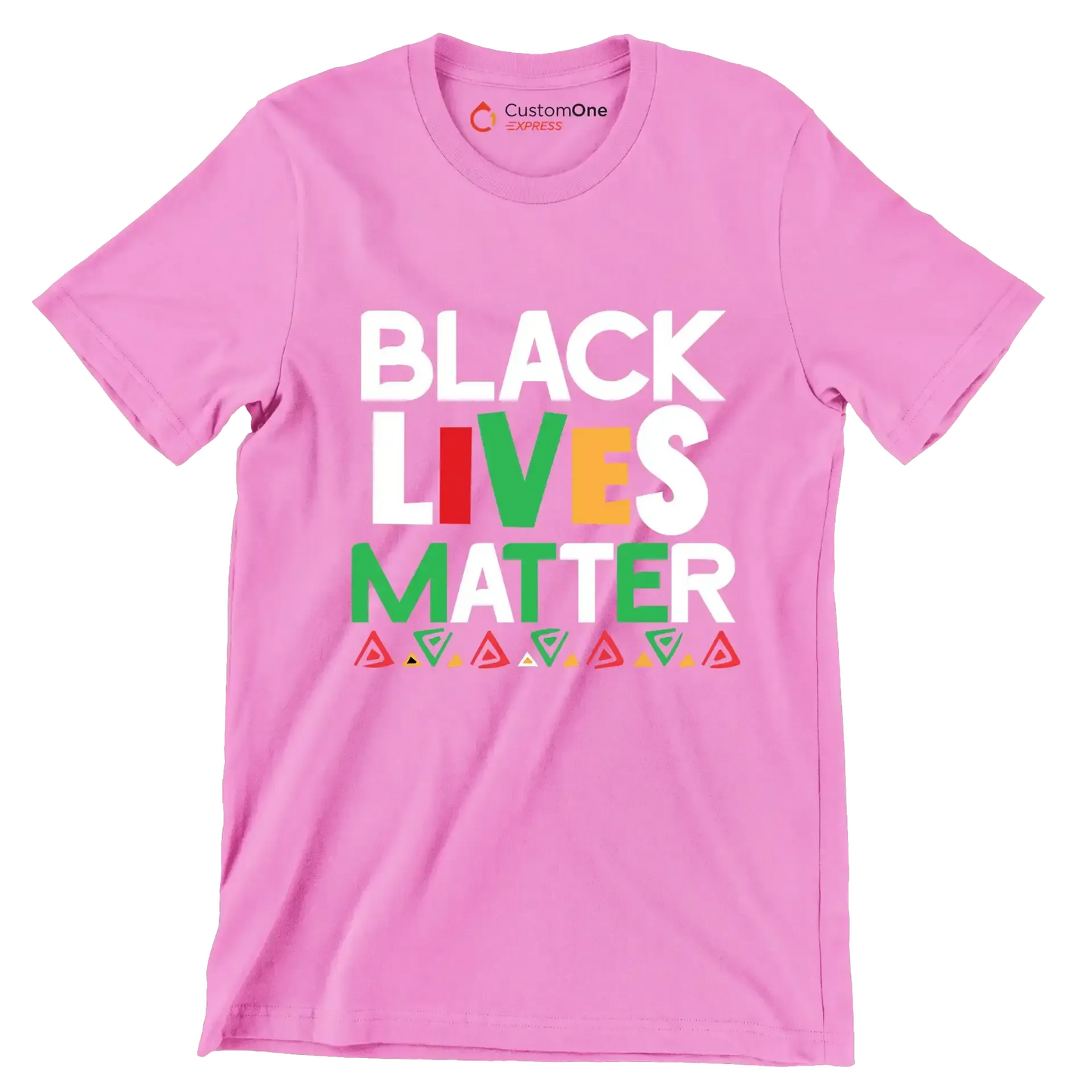 Black lives matter - Martin Luther King T-Shirt-Pink-S-Custom One Express